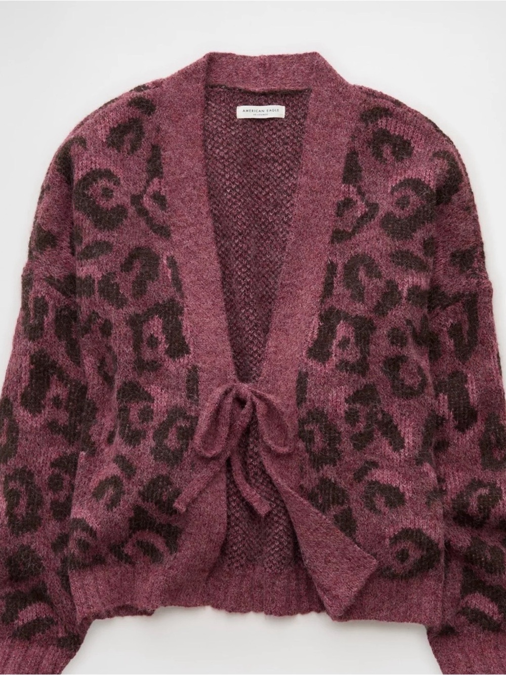 AE Whoa So Soft Tie-Front Cardigan Oversized (NWOT)